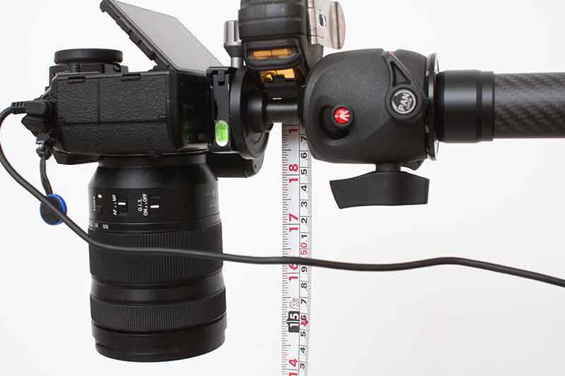 俯瞰で動画を撮影するためにスライディングアーム使い重いカメラで撮る方法 なめらカメラ